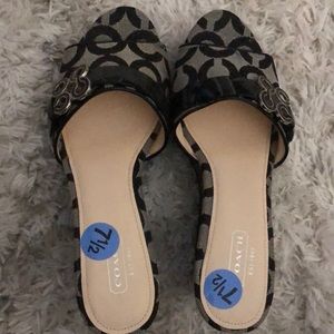 Brand new never worn Coach sandals. No box.